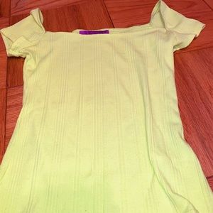 neon yellow short sleeve
